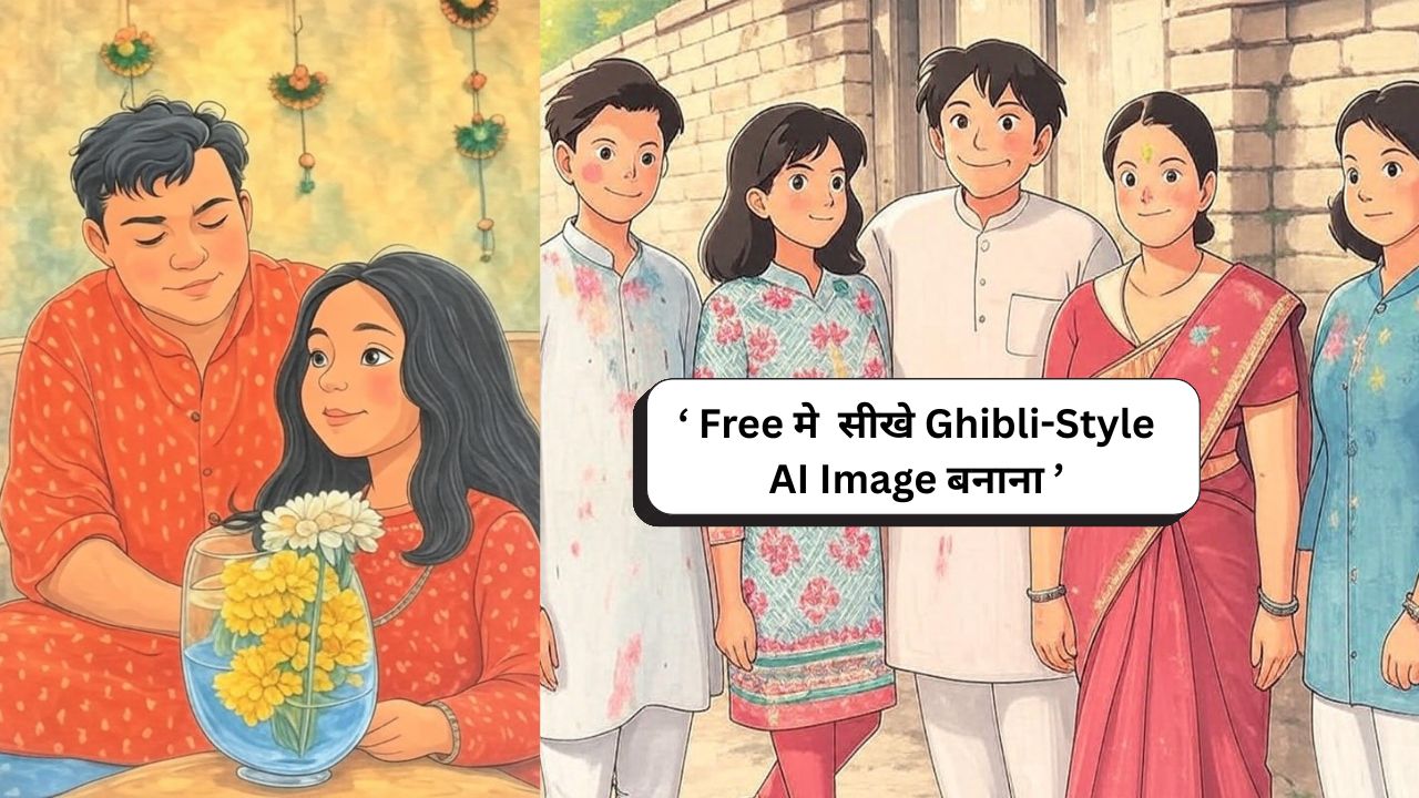‘ Free मे सीखे Ghibli-Style AI Image बनाना ’