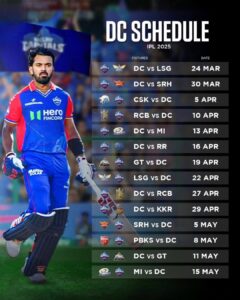 DELHI SCHEDULE