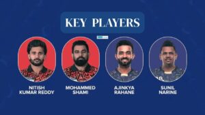 Key Players of srh vs kkr
